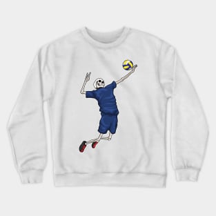 Skeleton Volleyball Crewneck Sweatshirt